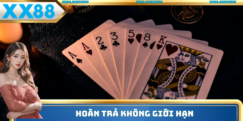 Hoàn trả cược Casino XX88 không giới hạn